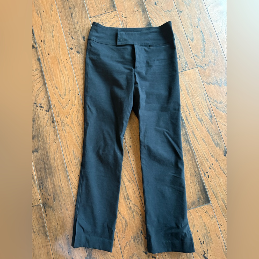 Isabel Marant slim black pants.  Vent at bottom hems.  Size says 36